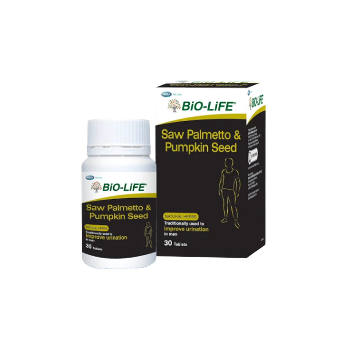 BiO-LiFE Saw Palmetto and Pumpkin Seed Tablet (30's)