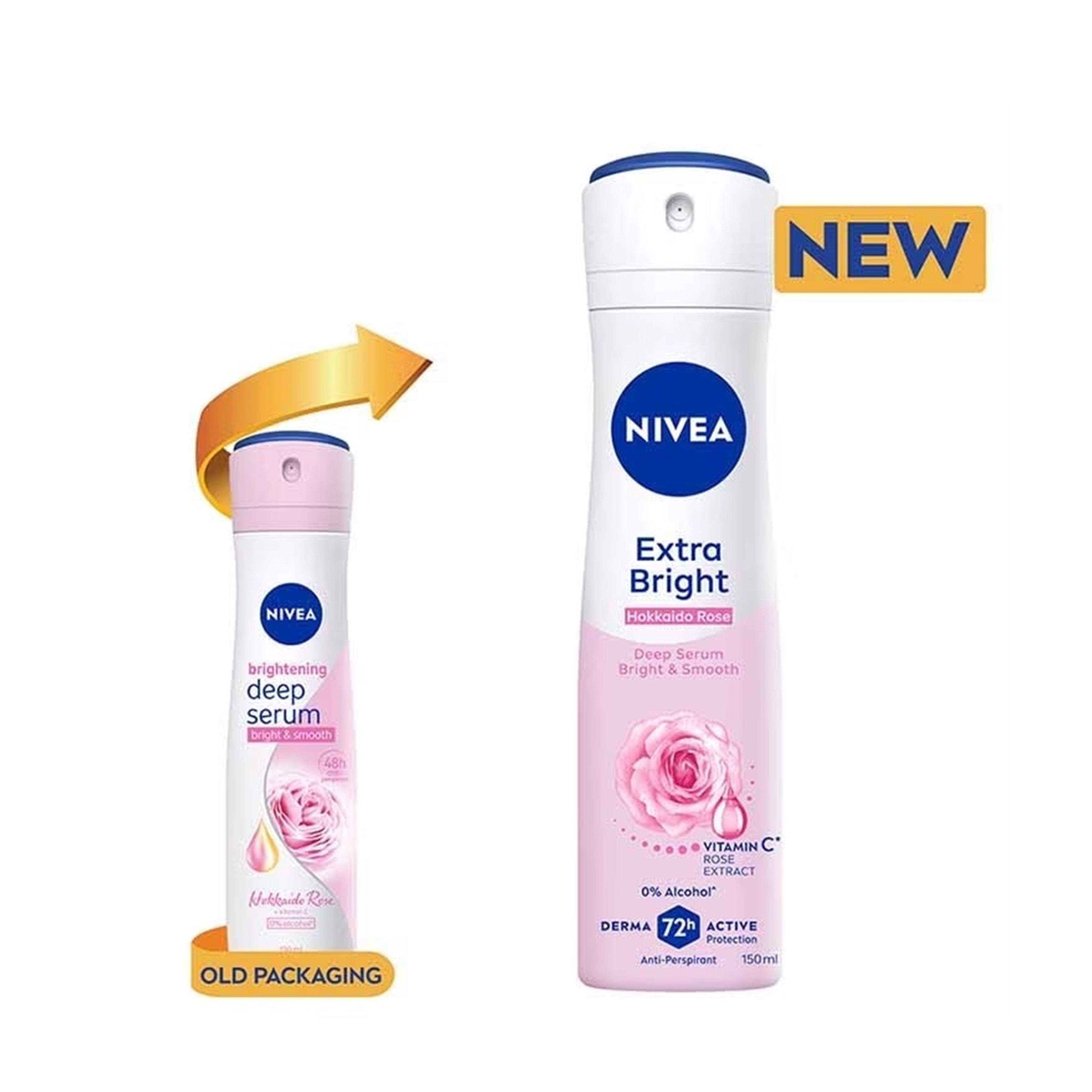 Nivea Deodorant Female Hokkaido Rose Spray 150ml