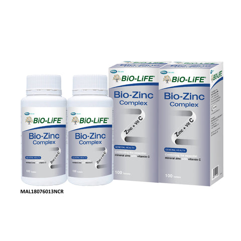 Bio-Life Bio-Zinc Complex Tablet 2x100's [Twinpack]