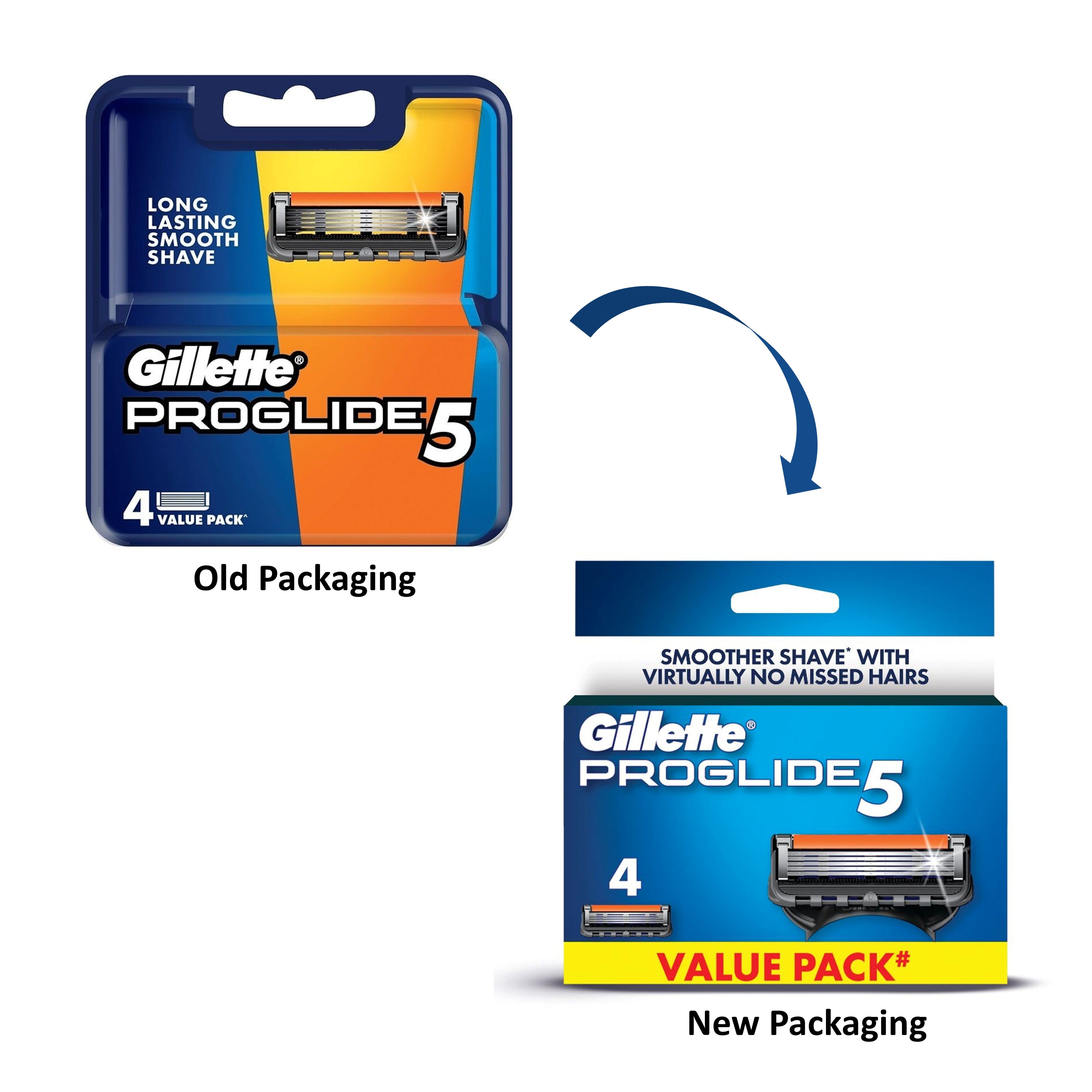 Gillette Proglide 5 Cartridge (4's)