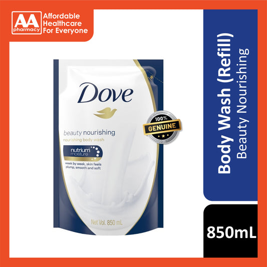 Dove Beauty Nourishing Nutrium Moisture Body Wash (Refill) 850mL