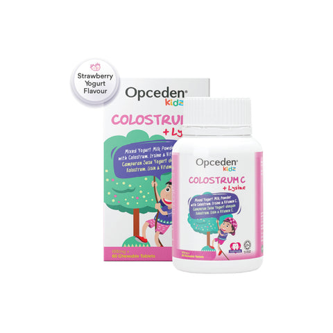 Opceden Kidz Colostrum C + Lysine 600mg Chewable Tablet 60's