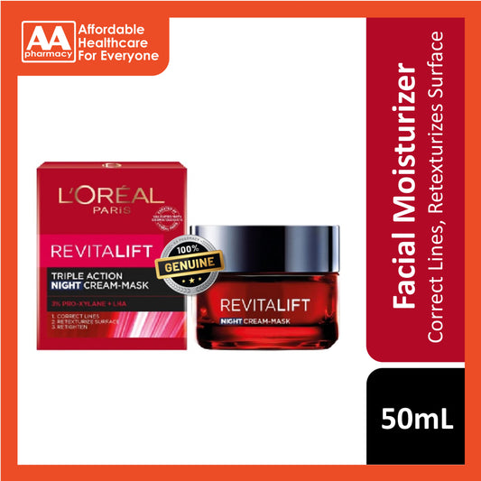 L'Oréal Paris RevitaLift Triple Action Night Cream-Mask 50mL