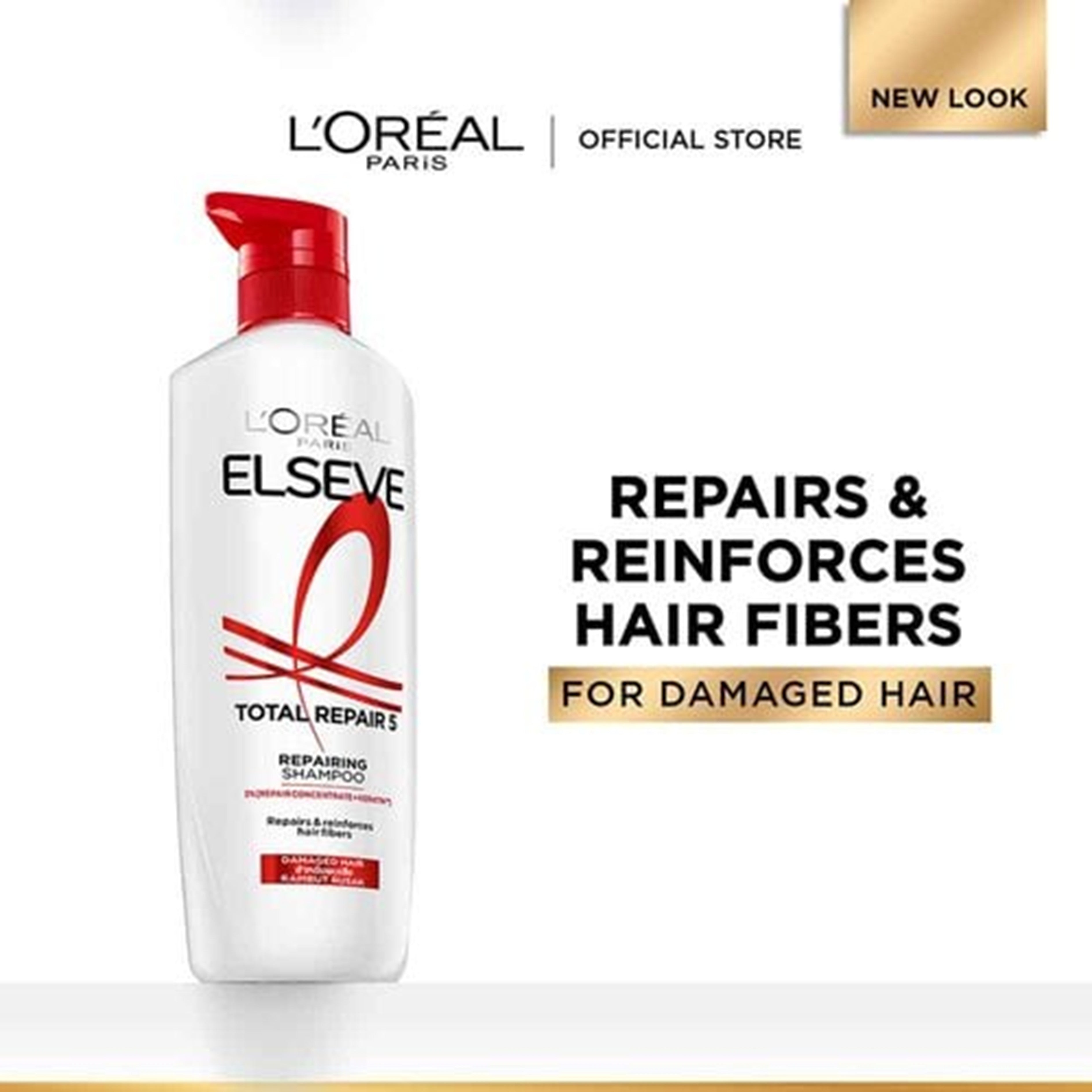 L'Oréal Paris Elseve Total Repair 5 Repairing Shampoo 620mL