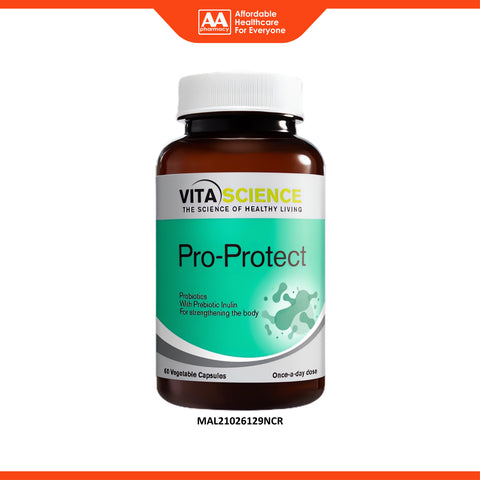 VitaScience Pro-Protect Vegecapsule 60's (Prebiotic and Probiotics)