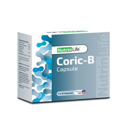NutrinLife Coric-B Vegecapsule 2x45's