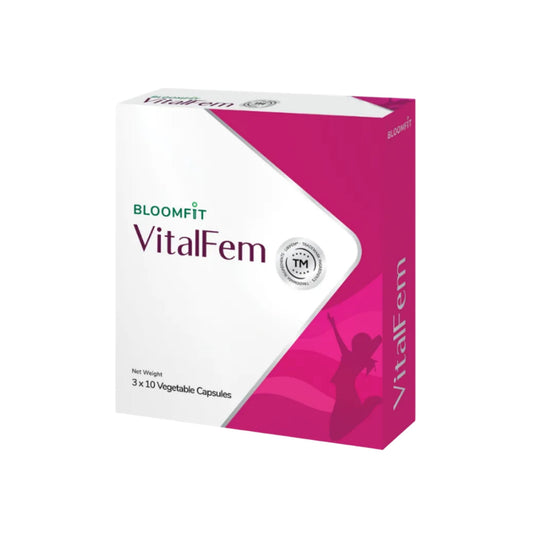 Bloomfit VitalFem (Soy Germ Extract and Fenugreek Seed Extract) Vegecapsule 3x10's