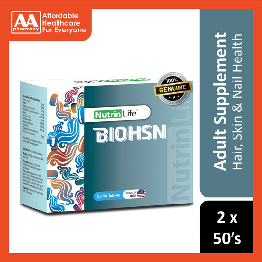 NutrinLife BioHSN Tablet 2x50's [New Packaging]