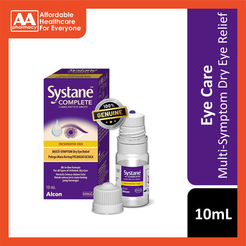 Systane Complete (Preservative-Free) Lubricant Eye Drops 10mL
