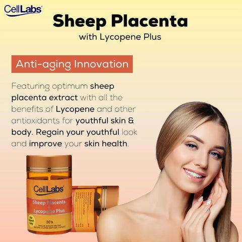 CellLabs Sheep Placenta + Lycopene Plus Softgel Capsule 30's