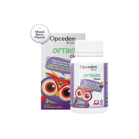 Opceden Kidz Optikidz Chews 450mg Chewable Tablet 60's