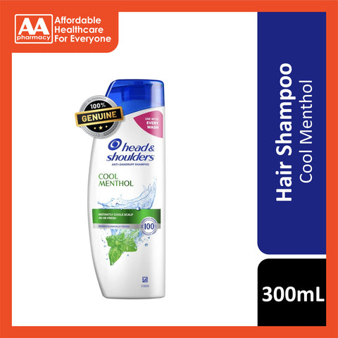 Head and Shoulders Anti-Dandruff Shampoo (Cool Menthol) 300mL
