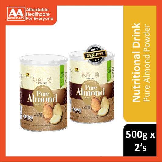Hei Hwang Pure Almond Powder Nutrition Drink 500gx2's [Value Pack]