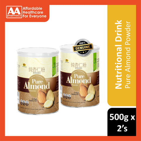 Hei Hwang Pure Almond Powder Nutrition Drink 500gx2's [Value Pack]