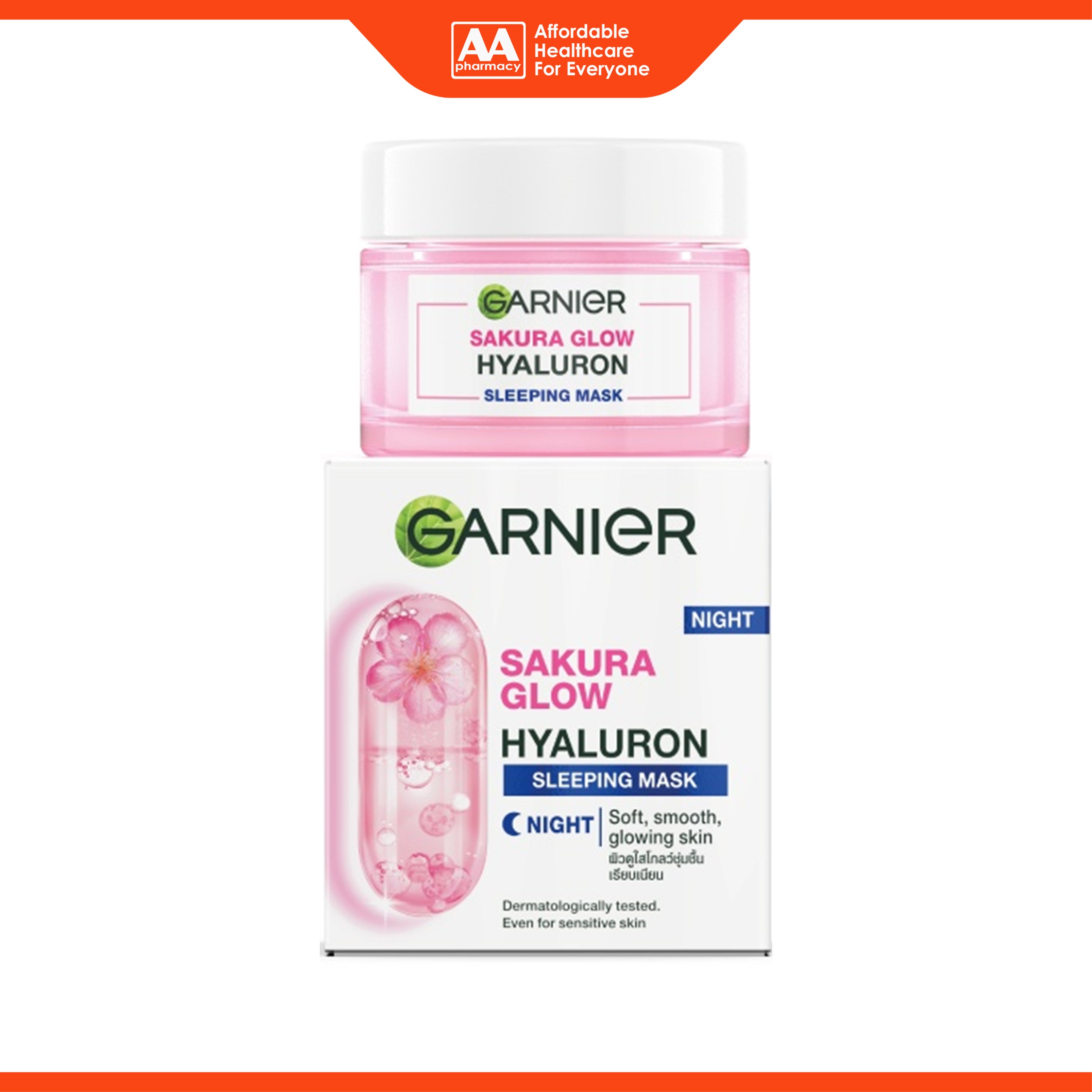 Garnier Sakura Glow Hyaluron Sleeping Mask - Night (50ml)