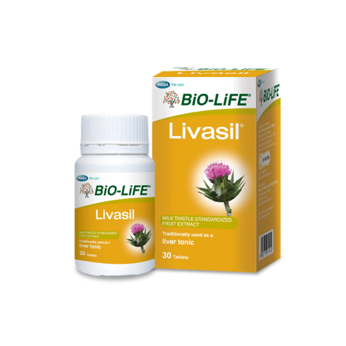 Bio-Life Livasil (Milk Thistle Standardized Fruit Extract) Tablet (30's)