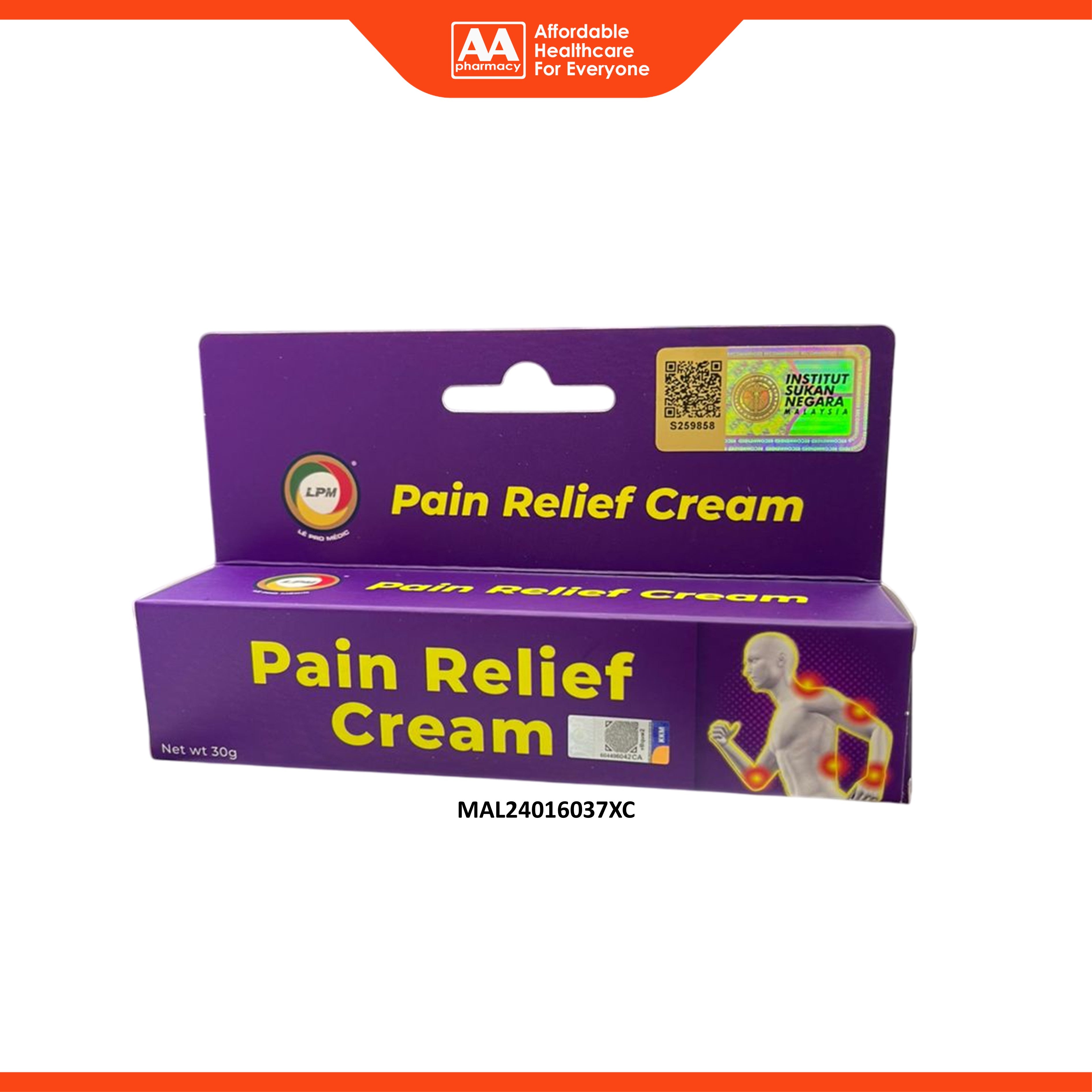 LPM Pain Relief Cream 30g