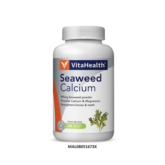 VitaHealth Seaweed Calcium 995mg Vegetable Capsule 60's