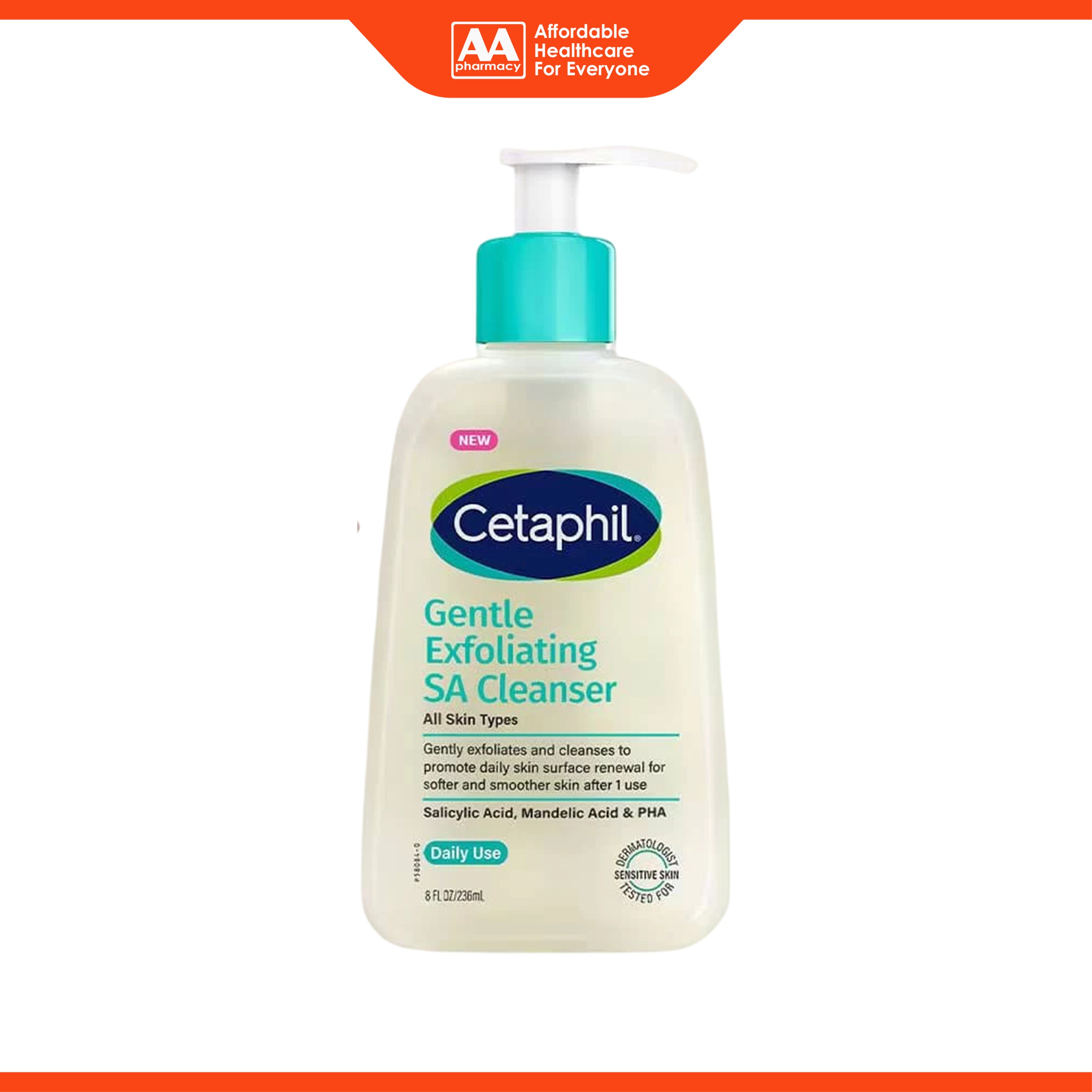 Cetaphil Gentle Exfoliating SA Cleanser (236ml)