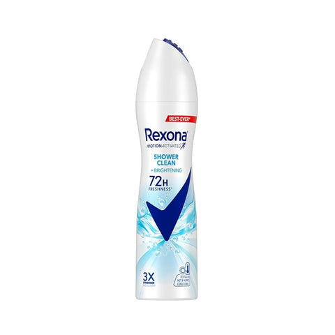 Rexona Motion Activated Antiperspirant Spray (Shower Clean + Brightening) 135mL