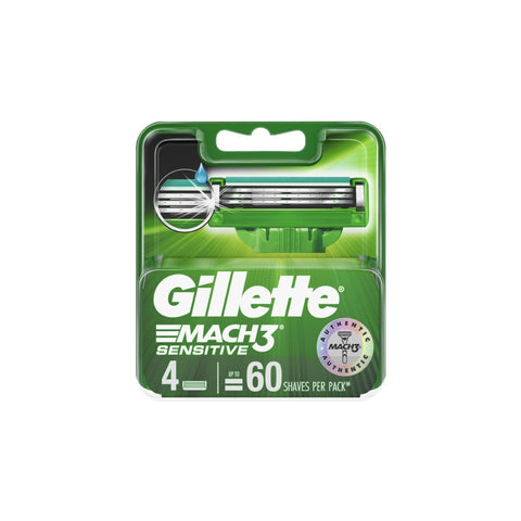 Gillette Mach 3 Sensitive Cartridge 4's