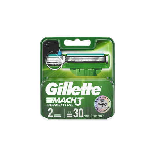 Gillette Mach 3 Sensitive Cartridge 2's