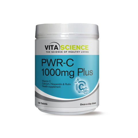 VitaScience PWR-C 1000mg Plus Tablet 120's (Acid-Free Vitamin C)