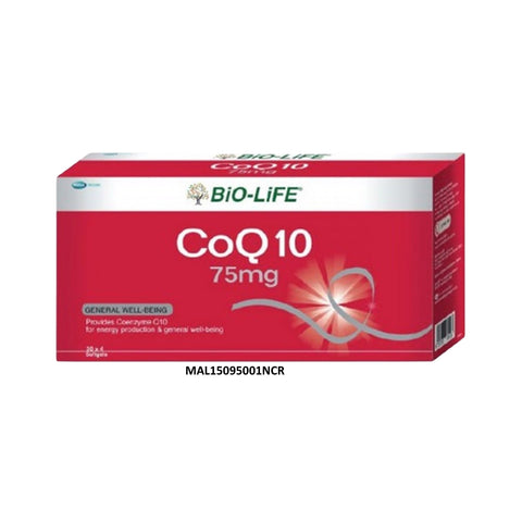 Bio-Life CoQ10 75mg Softgel Capsule 4x30's