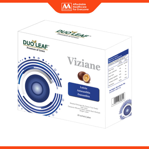 Duoleaf Viziane (Botanical Beverage Mix Passion Fruit Powder with Lutein) Sachet 2gx28's