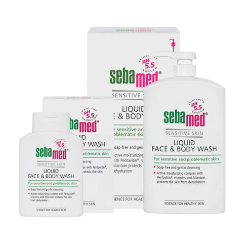 Sebamed Liquid Face and Body Wash 1000mL+200mL