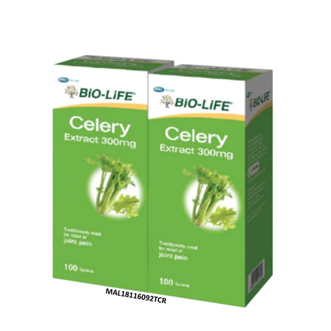 Bio-Life Celery Extract 300mg Tablet 2x100's