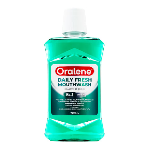 Oralene Daily Fresh Mouthwash 750mL - Chlorhexidine Digluconate 0.1%
