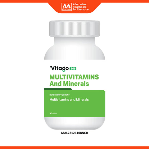 Vitago365 Multivitamins and Minerals Tablet 30's