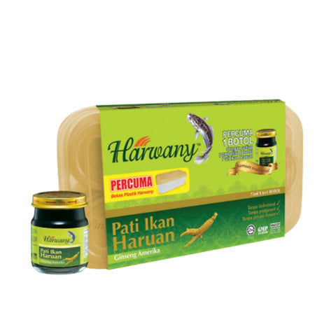Harwany Pati Ikan Haruan Ginseng Amerika Buy 6 Free 1 (7's)