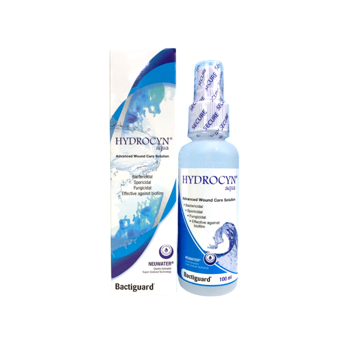 Hydrocyn Aqua Advanced Wound Care Solution (Spray Bottle Mist) 100mL ...