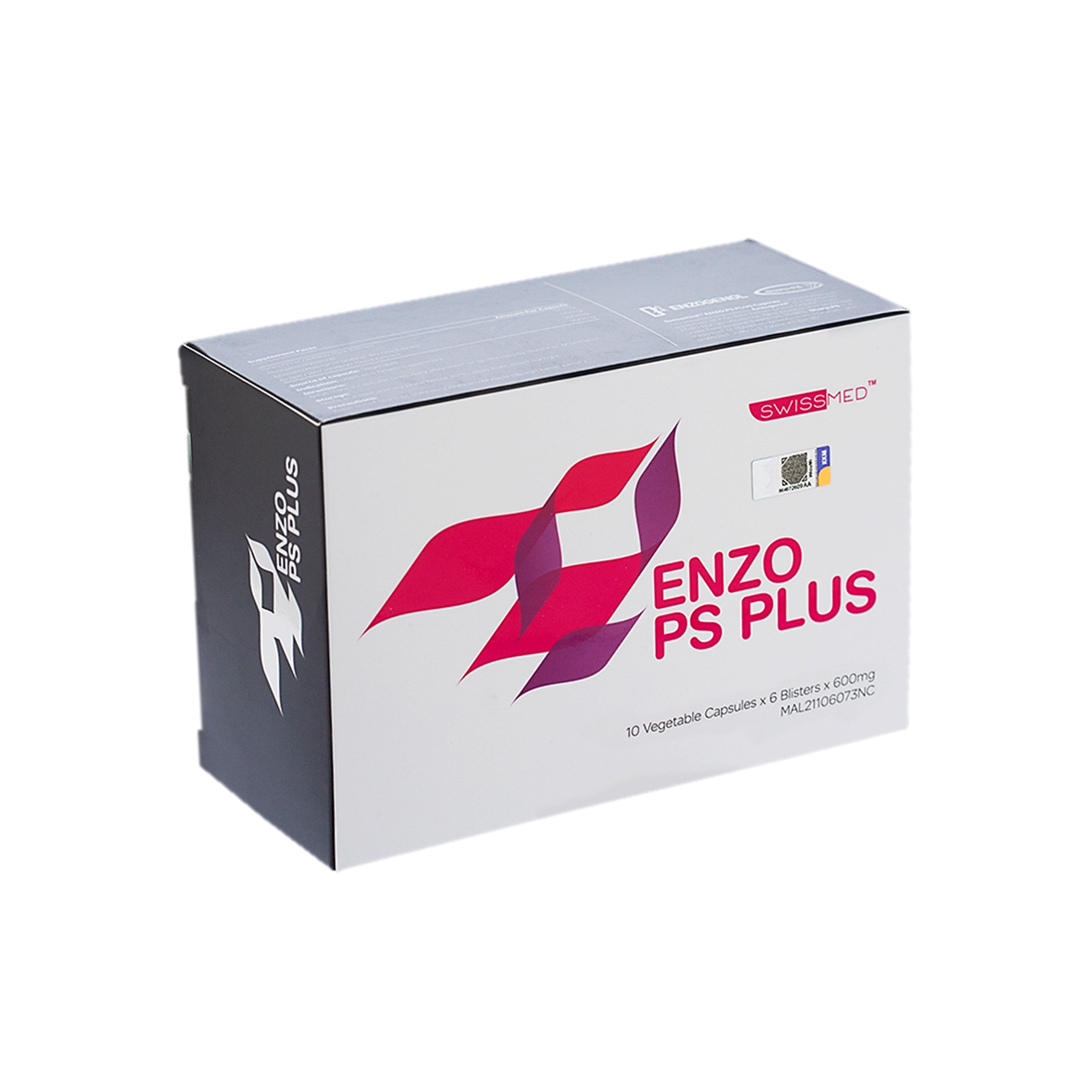 Enzo Plus Swissmed Enzo PS Plus Vegecapsule 2x60's – AA Pharmacy