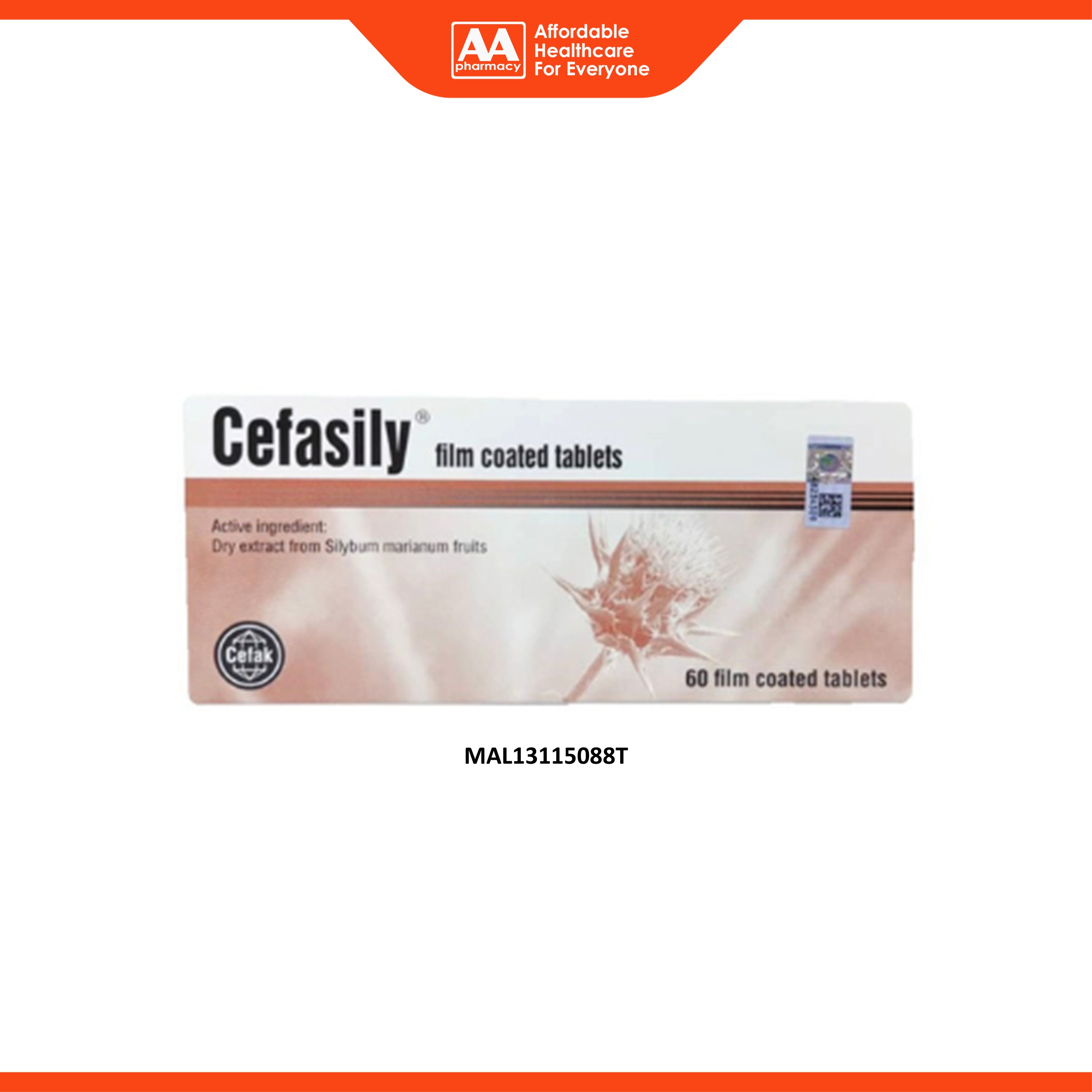 Cefasily Film Coated Tablet 60's (Liver Tonic)