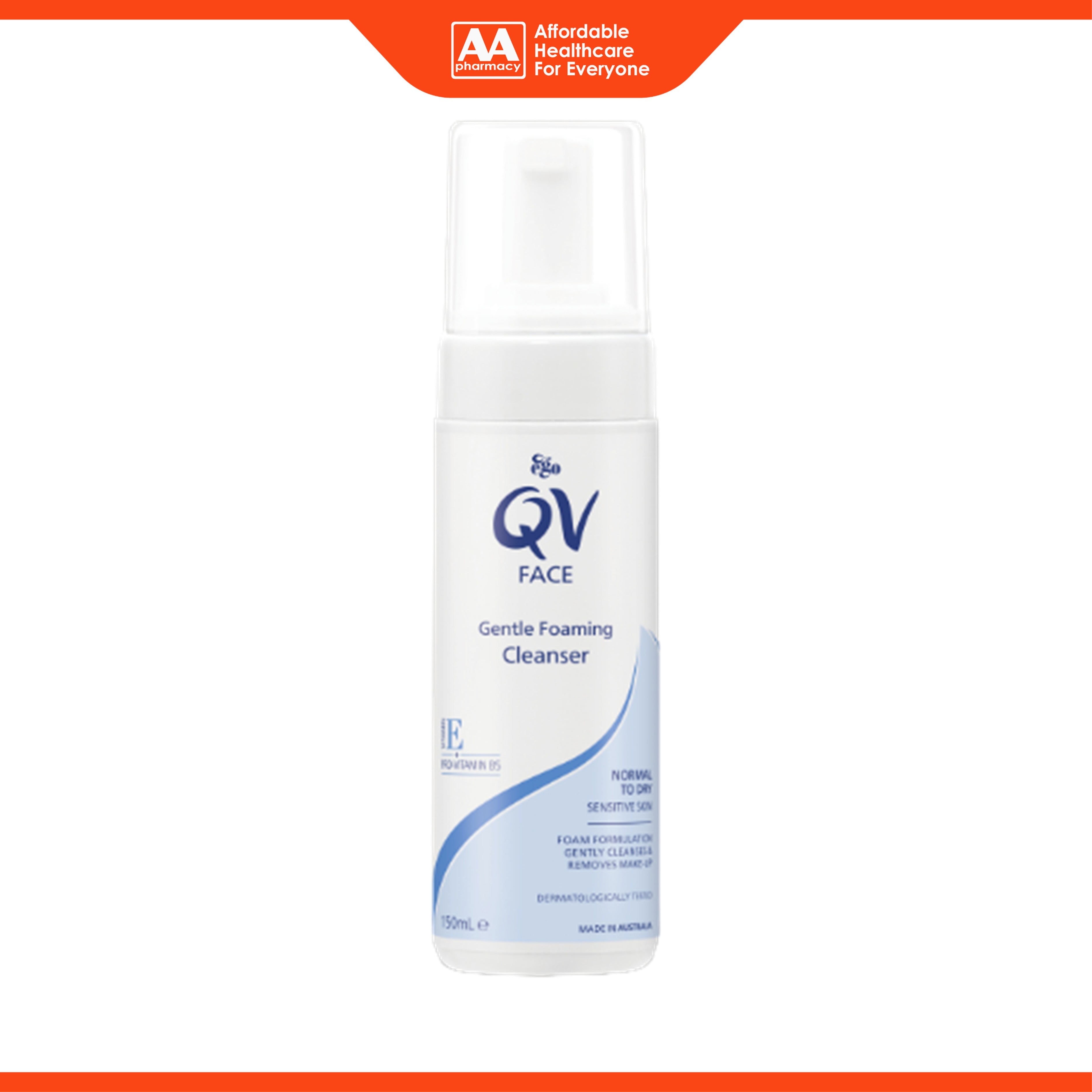 Ego QV Face Gentle Foaming Cleanser 150mL