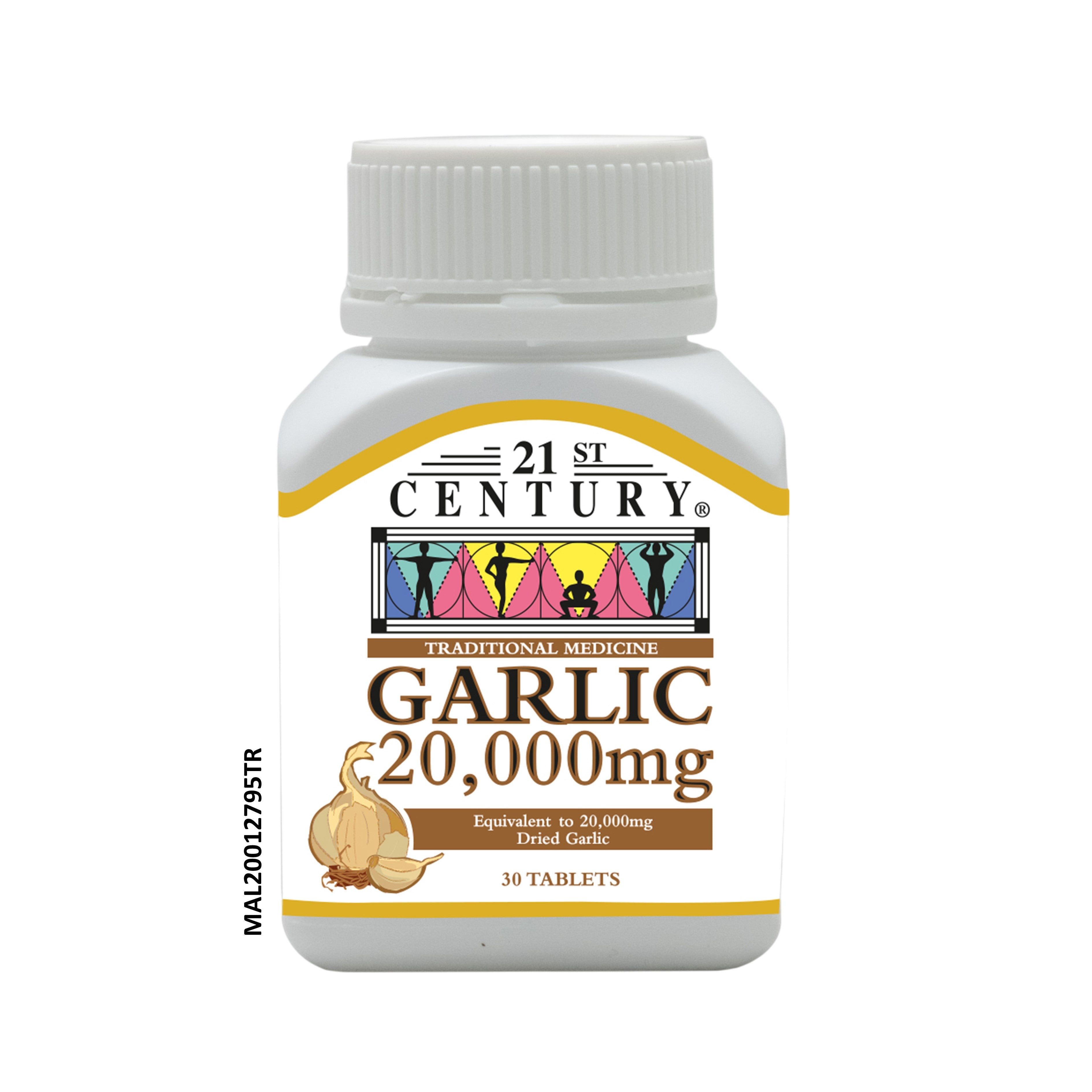 21st Century Garlic 20,000mg Tablet 30's