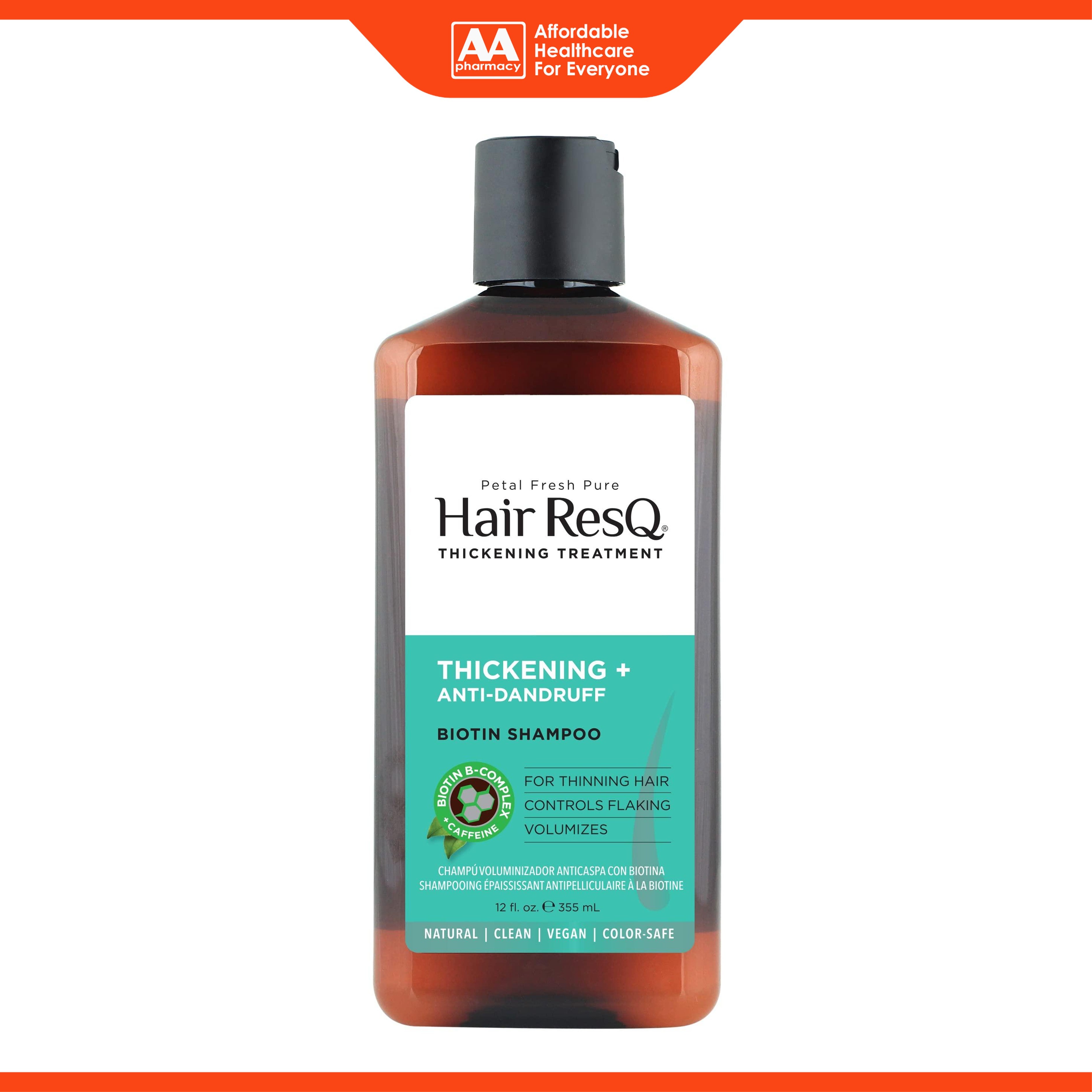 Petal Fresh Pure Hair ResQ Thickening + Anti-Dandruff Biotin Shampoo 355mL