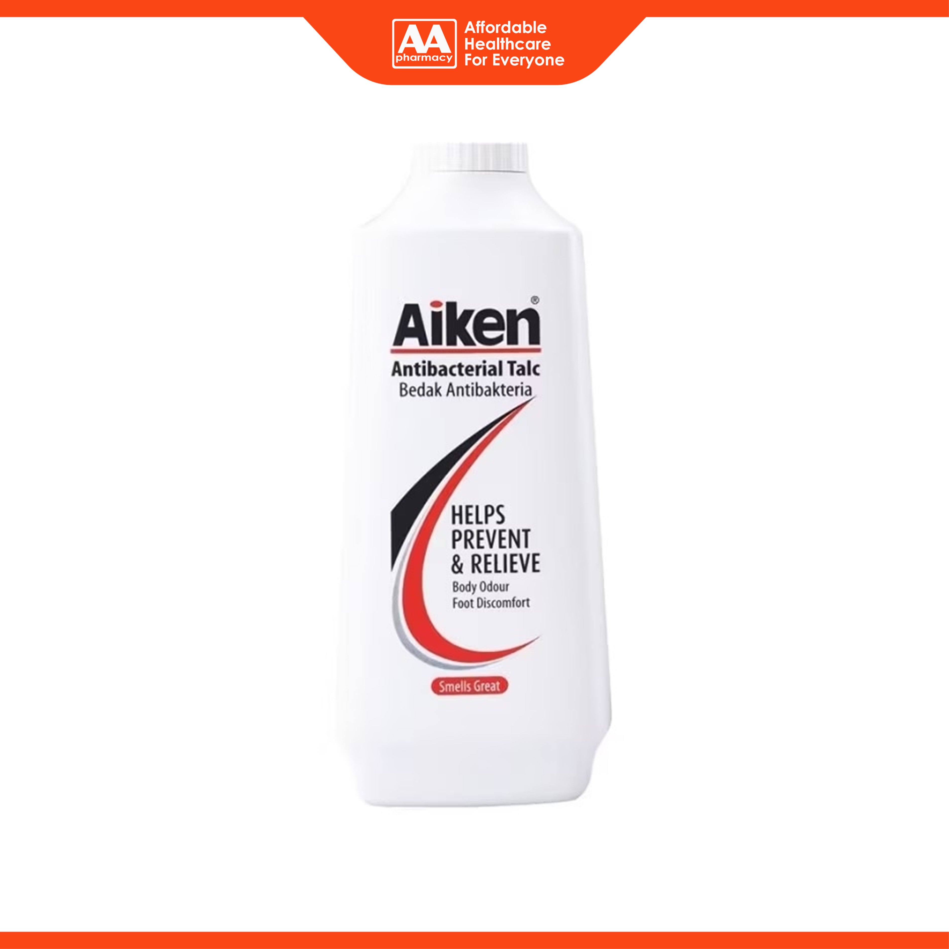 Aiken Naturally Antibacterial Talc 300g