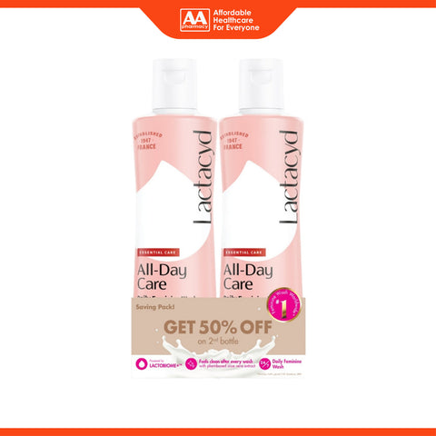 Lactacyd All-Day Care Daily Feminine Wash 250mLx2's