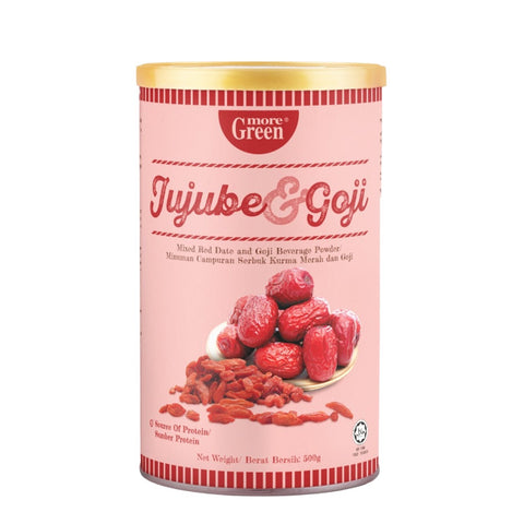 More Green Jujube & Goji Mixed Red Date and Goji Beverage Powder 500g