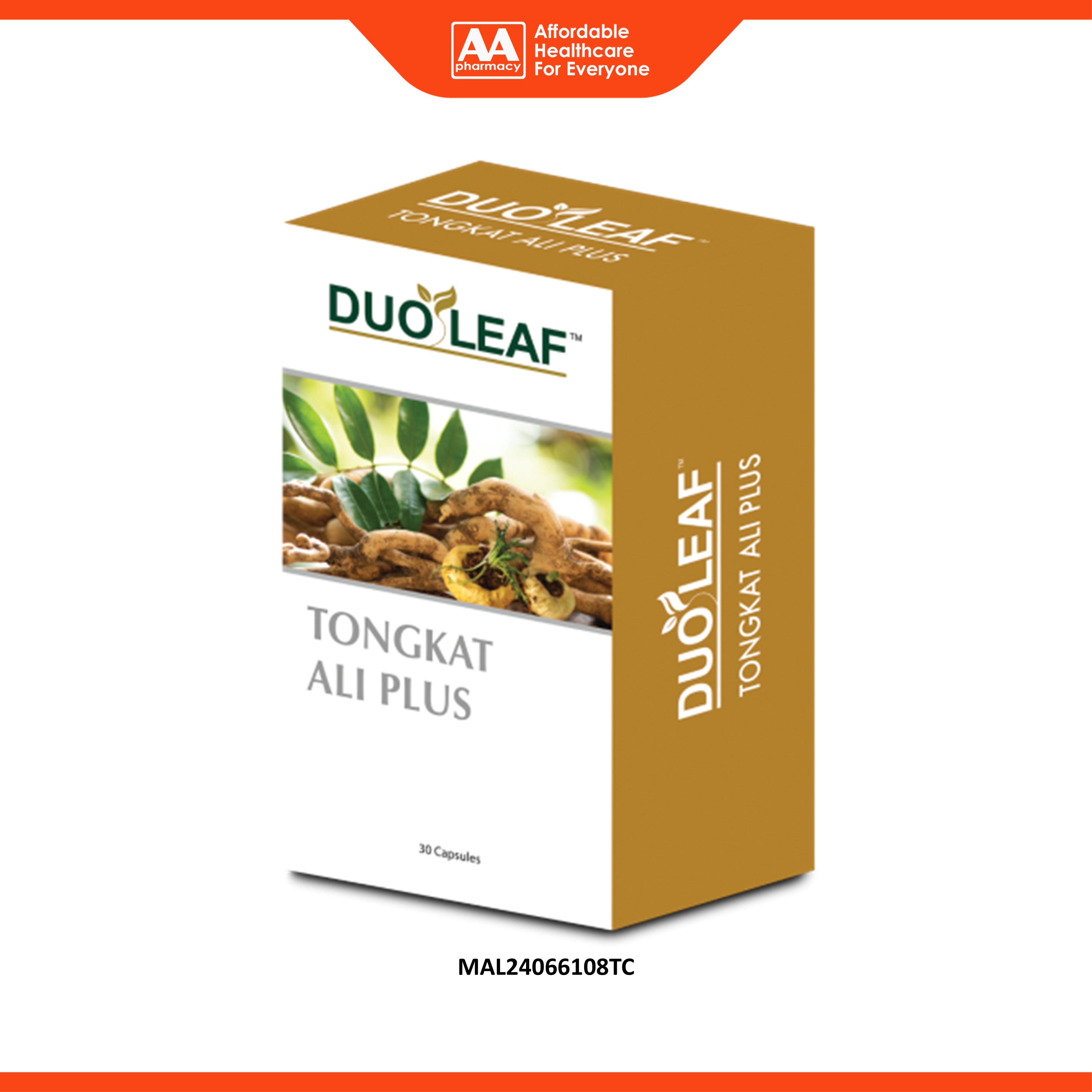 Duoleaf Tongkat Ali Plus Vegecapsule 30's