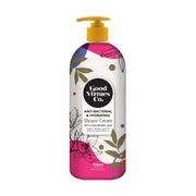 Good Virtues Co. Shower Cream - Anti-Bacterial and Hydrating with Hyaluronic Acid (700ml)