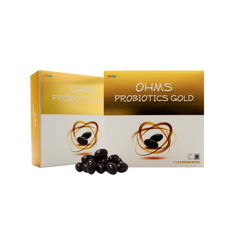 PHM OHMS Probiotics Gold Vegetable Softgel 6x10's