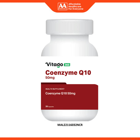 Vitago365 Coenzyme Q10 50mg Capsule 30's