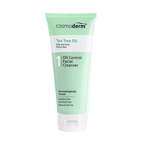 Cosmoderm Tea Tree Oil Oil Control Facial Cleanser 125mL