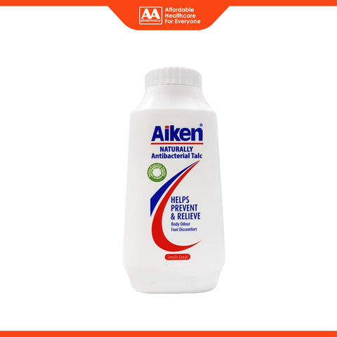 Aiken Naturally Antibacterial Talcum Powder 300g