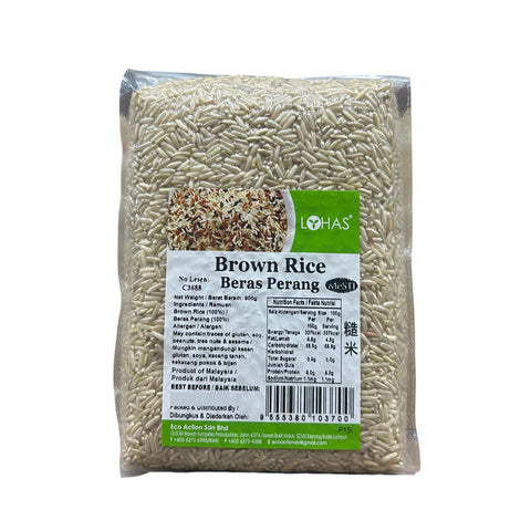 Lohas Natural Brown Rice 900g